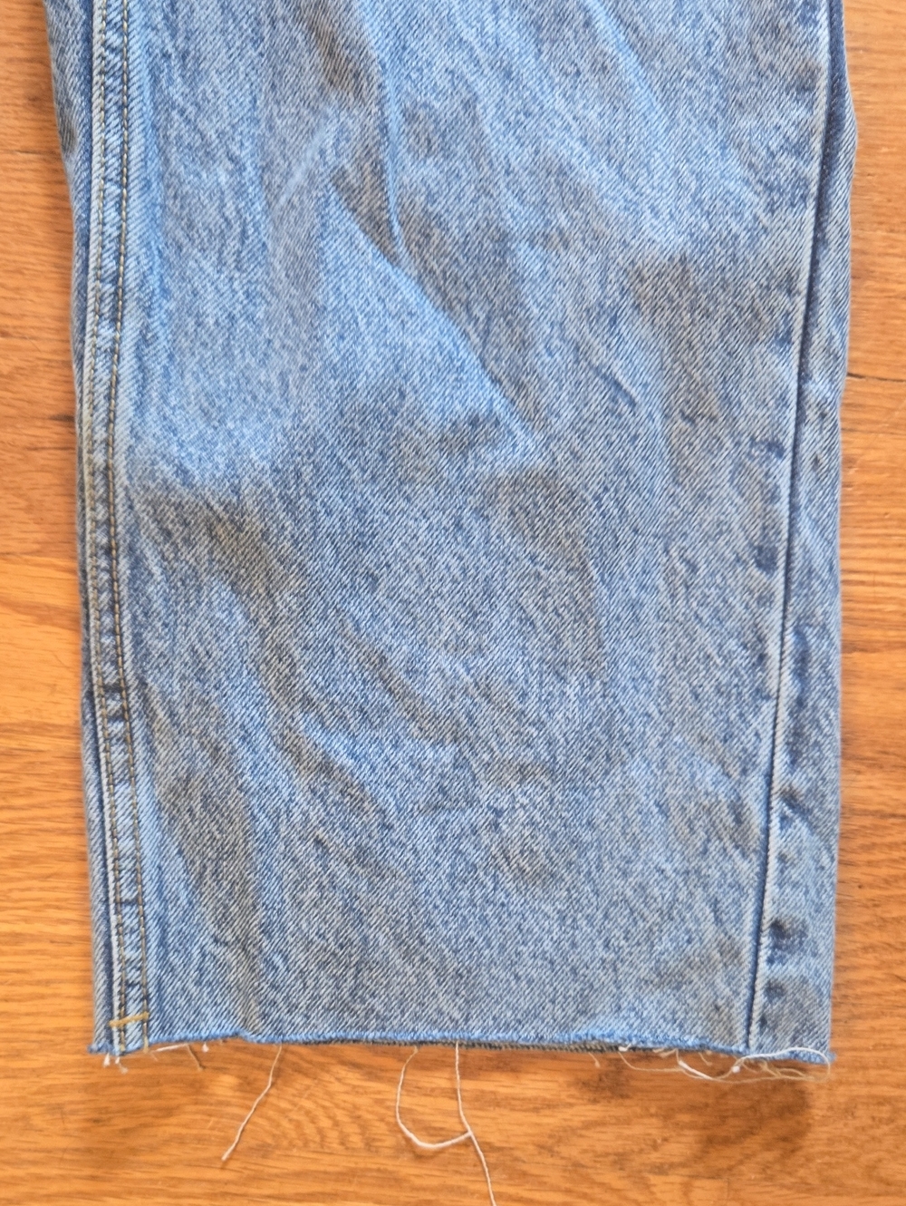 Zara Light Blue Denim Jumpsuit - Picture 3 of 8